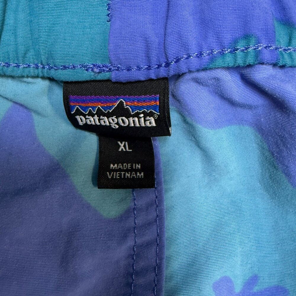 Patagonia Women’s Baggies Shorts XL Kalani Big Float Blue EUC - Picture 6 of 10